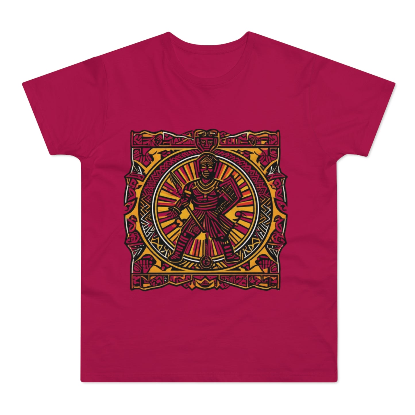 Vintage Warrior Graphic T-shirt for Men