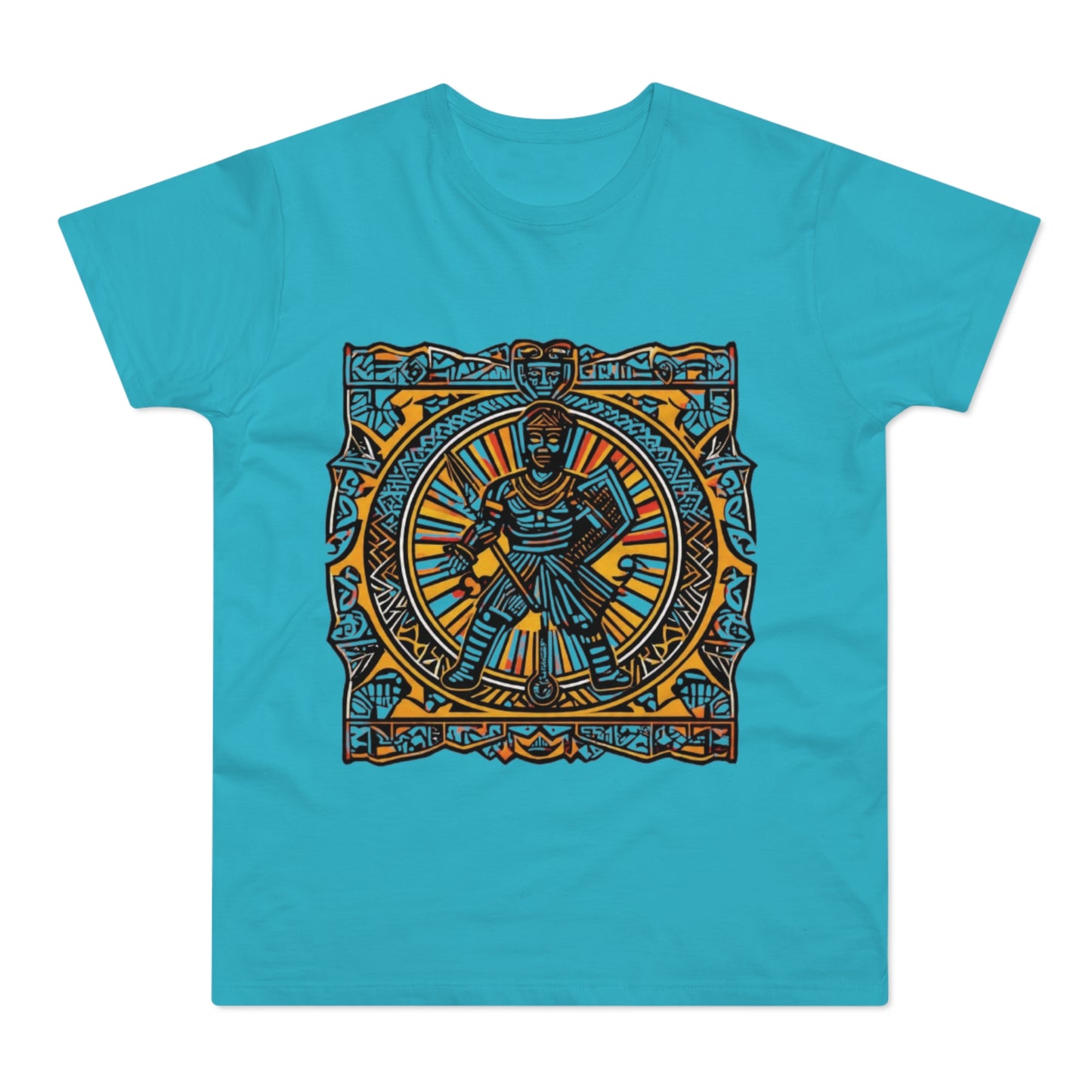 Vintage Warrior Graphic T-shirt for Men