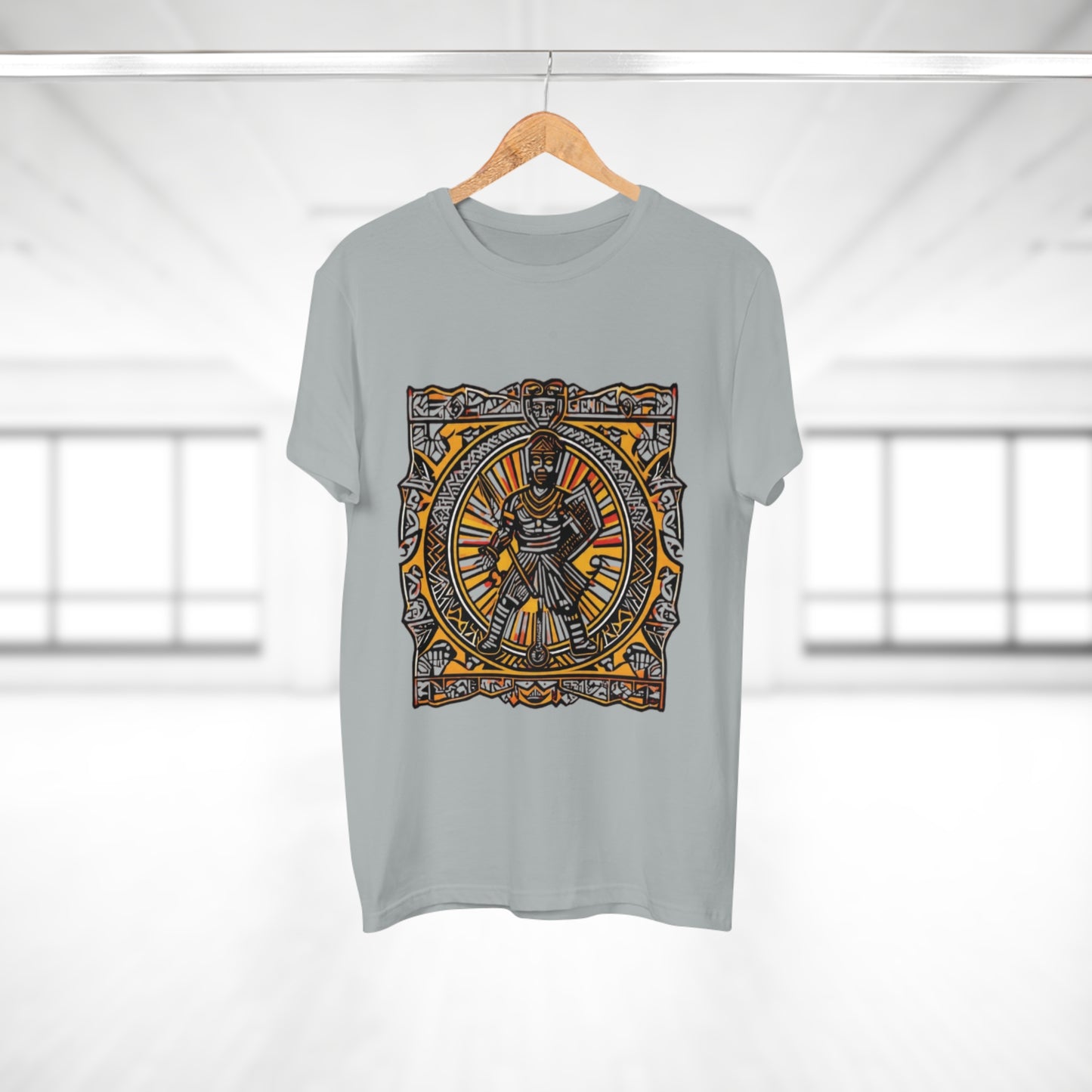 Vintage Warrior Graphic T-shirt for Men
