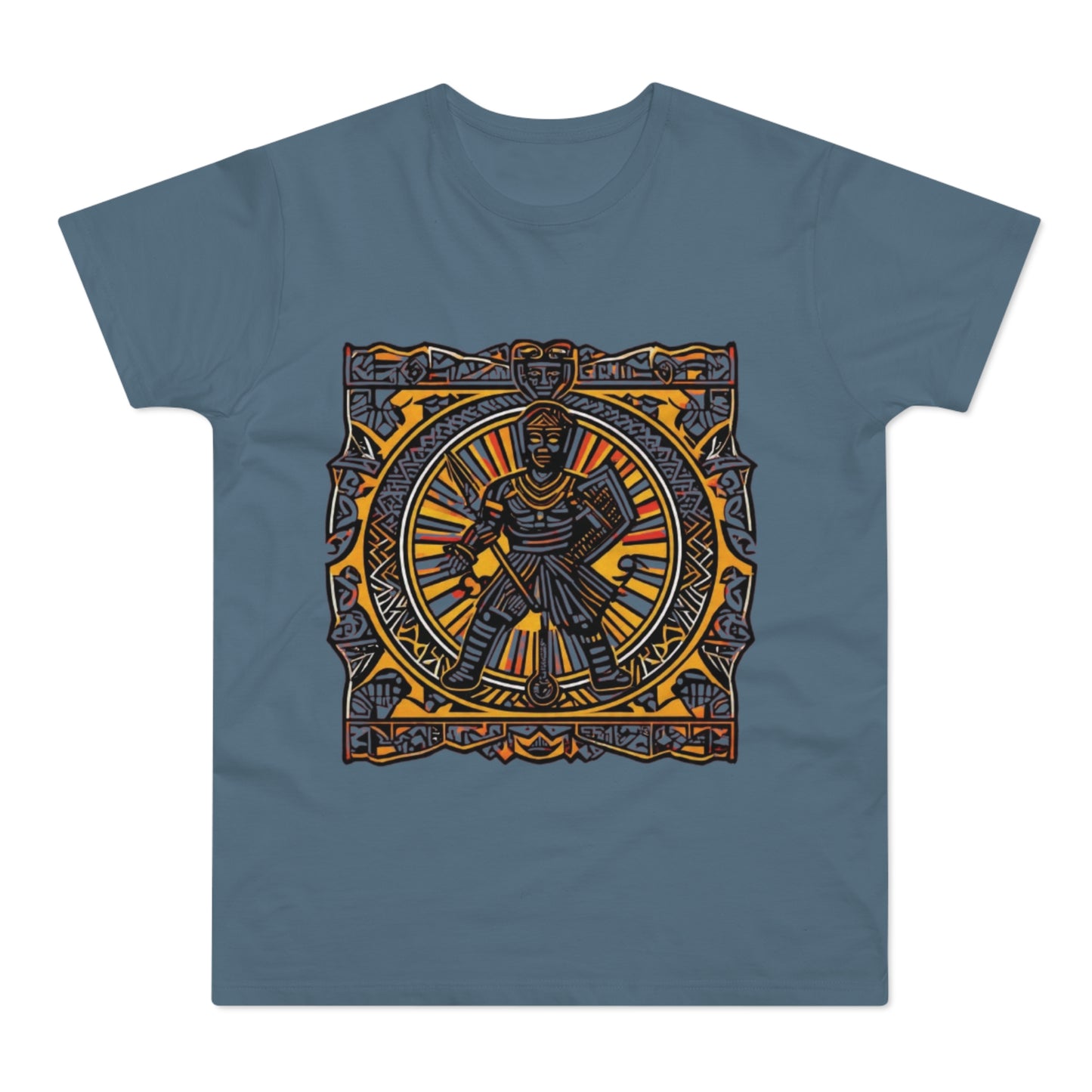 Vintage Warrior Graphic T-shirt for Men
