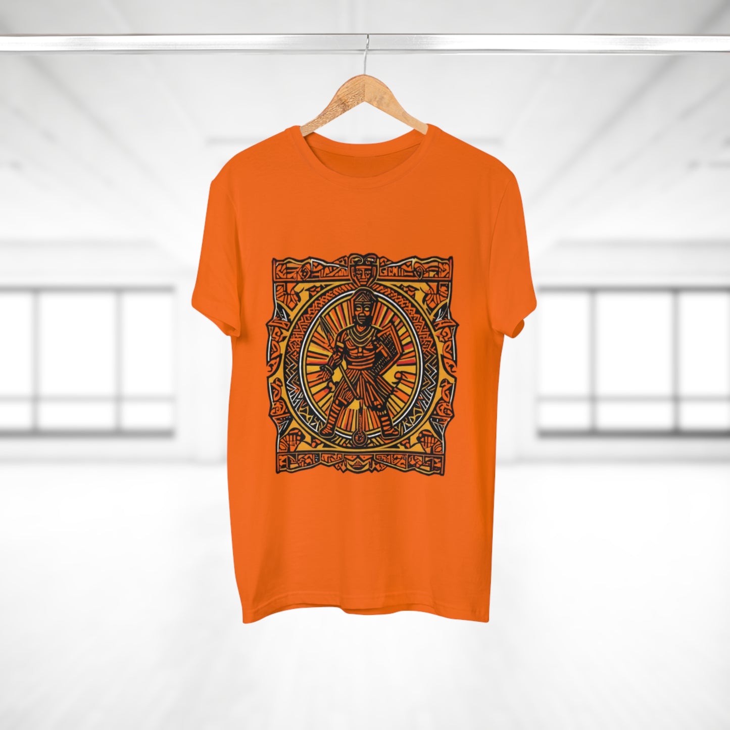 Vintage Warrior Graphic T-shirt for Men