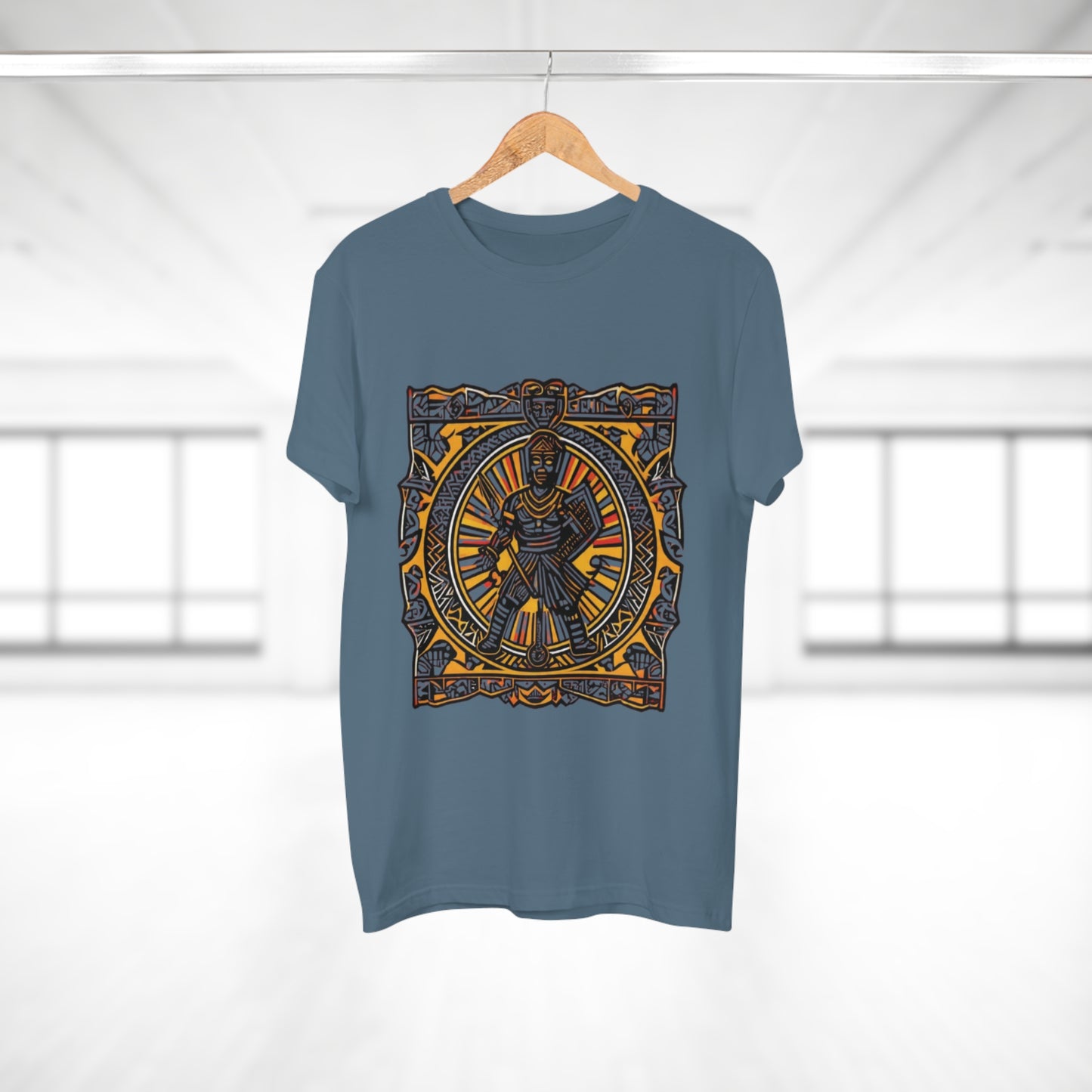 Vintage Warrior Graphic T-shirt for Men