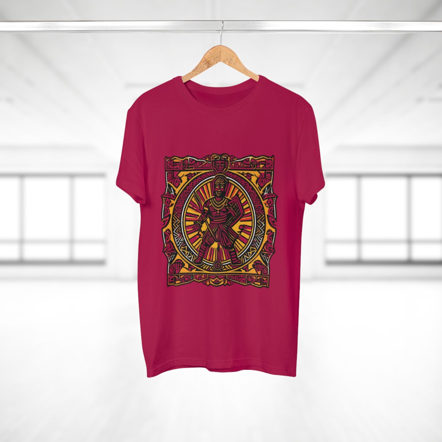 Vintage Warrior Graphic T-shirt for Men